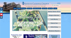 Desktop Screenshot of nativitycatholicchurch.org
